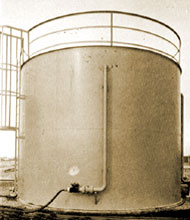 Herbicides storage tank
