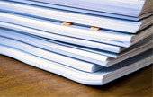 stack of reports