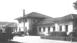 Cropped image of Buckner Hall at Fort McClellan