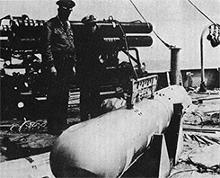 General Wilson and ADM Guest with Recovered Bomb