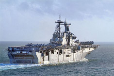 U.S. warship aircraft carrier