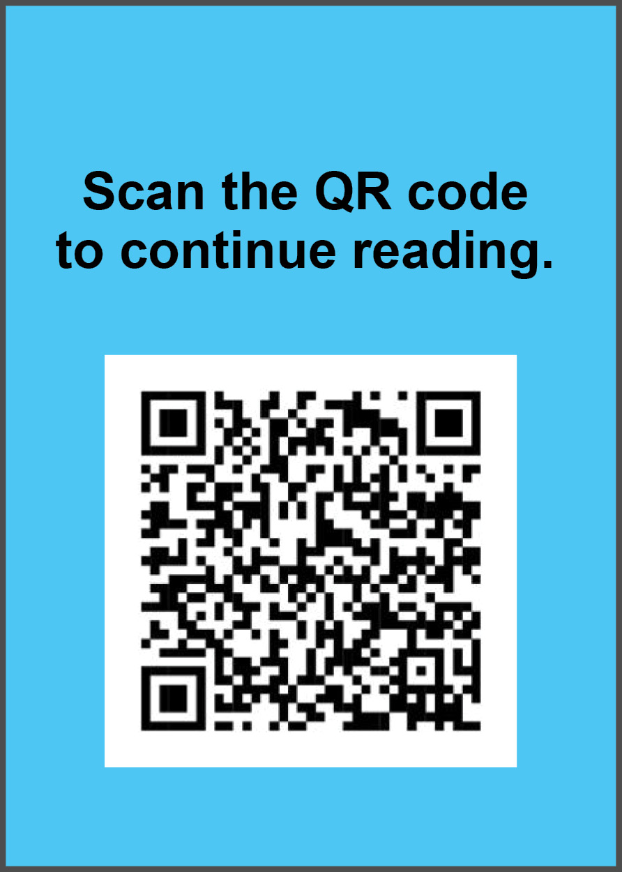 Scan QR code to continue reading.