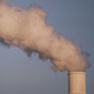 Smoke coming out of smokestack