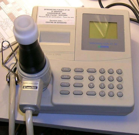 A spirometer