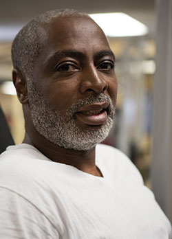 Portrait of male veteran.