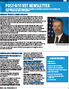 Cover of Post-9/11 Vet newsletter, 2018