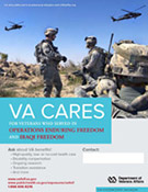 Thumbnail of VA Cares poster OEF/OIF - Desert
