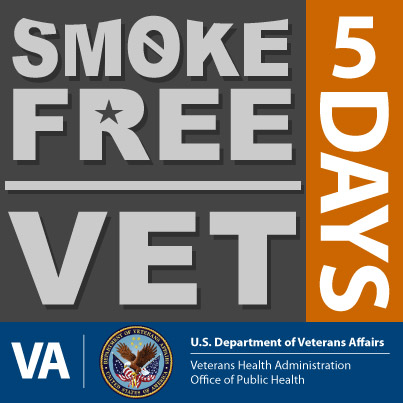 Smoke Free Vet: 5 Days Tobacco Free profile picture for use on social media sites